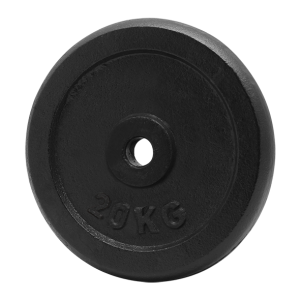 Obciążenie żeliwne czarne 20kg/29mm