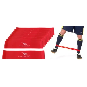 Guma fitness - zestaw 20 gum CZERWONE średni opór
