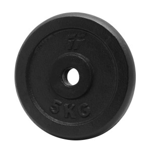 Obciążenie żeliwne czarne 5kg/29mm